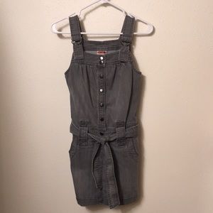 Denim dress with POCKETS!
